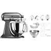 jusqu'à KitchenAid KSM 200 Argent Médaillon Swiss Edition – Robot De Cuisine 7