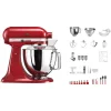 achetez pas cher KitchenAid Swiss Anniversary Set KSM200 Rouge – Robot De Cuisine 11