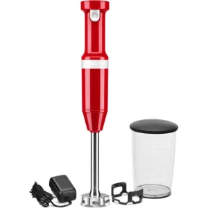 KitchenAid 5KHBBV53EER Mixeur Plongeant Sans Fil Rouge – Mixeur france 7