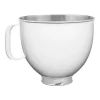 Les achats en ligne KitchenAid Bol En Acier Inoxydable 4.8L Blanc – Accessoires Pour Robots De Cuisine 13