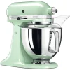 soldes de Noël KitchenAid Robot Multifonction De 4,8L 300W Macaron Pistache Argent 23