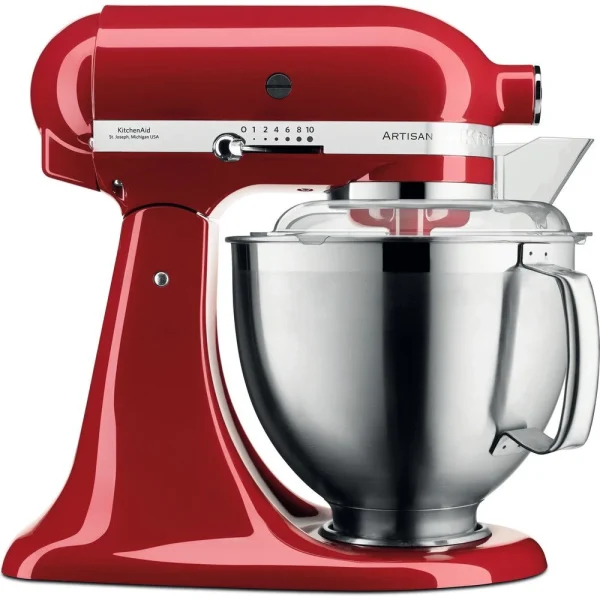 en france KitchenAid Robot Multifonction à Tête Inclinable De 4,8L 300W Rouge Empire Arge… 1