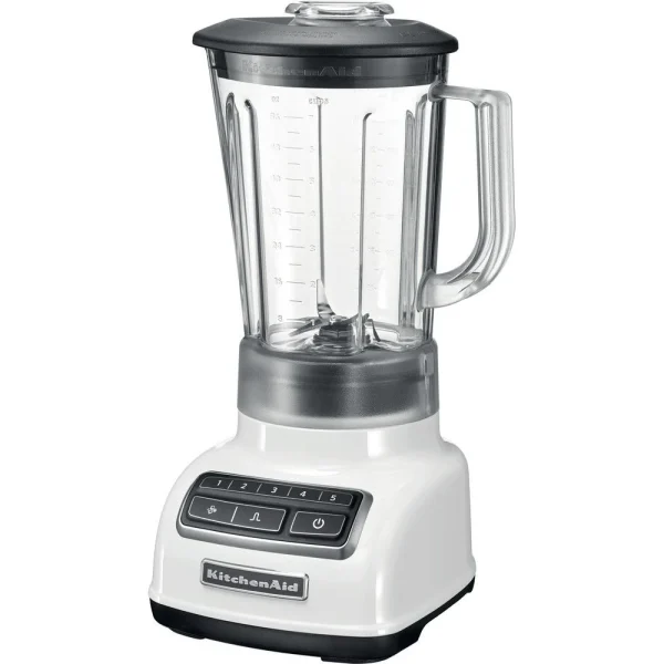 meilleur cadeau KitchenAid Blender Mixeur électrique De 1,75L Avec 5 Vitesses 550W Blanc Gris 1