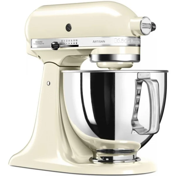 Neuve avec étiquette KitchenAid Artisan Robot Pâtissier 4.8 Litres – Crème + Livre De Recette 4