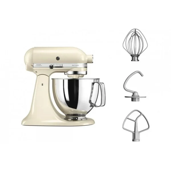 Neuve avec étiquette KitchenAid Artisan Robot Pâtissier 4.8 Litres – Crème + Livre De Recette 5
