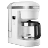Promotio de vente KitchenAid 5KCM1208EWH Machine à Café, Verre, Blanc 5