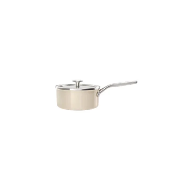 Casserole Émaillée 20cm Crème KitchenAid garantis authentique 1