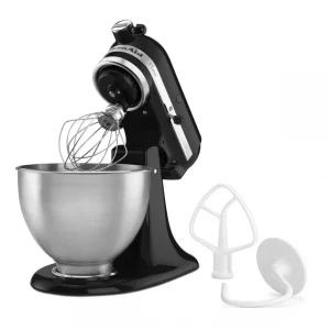 grande qualité KitchenAid Classic 5K45SSEOB Robot Pâtissier – Noir 7