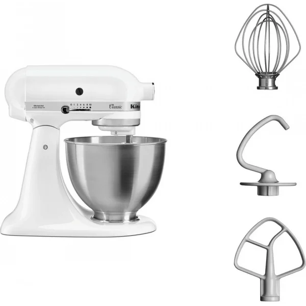 KitchenAid Classic Robot Pâtissier 4.3 Litres – Blanc Mat acheter en ligne 5