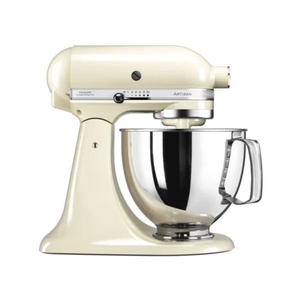 Officielle Kitchenaid 5KSM125EAC Artisan Robot Pâtissier Creme 4.8 L 300 W 1