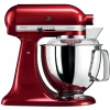 vente pas cher en ligne Kitchenaid 5KSM175PSECA Robot Patissier Artisan, 300 W, Rot 5