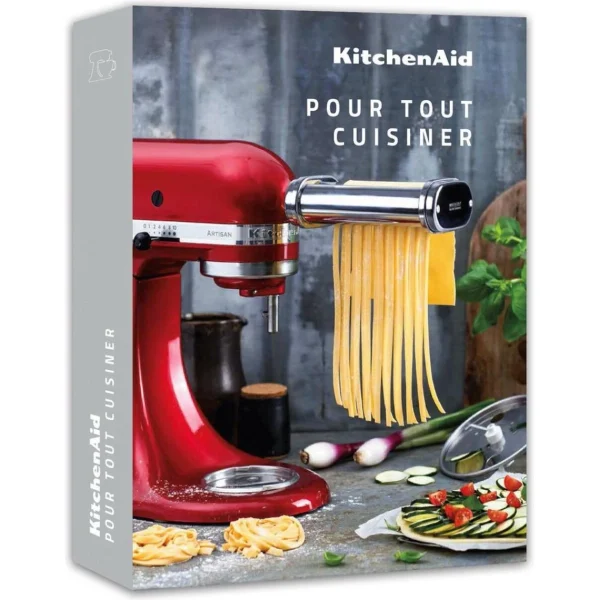 KitchenAid Artisan Robot Pâtissier 4.8 Litres – Crème + Livre De Recettes Pour … shopping pas cher 8