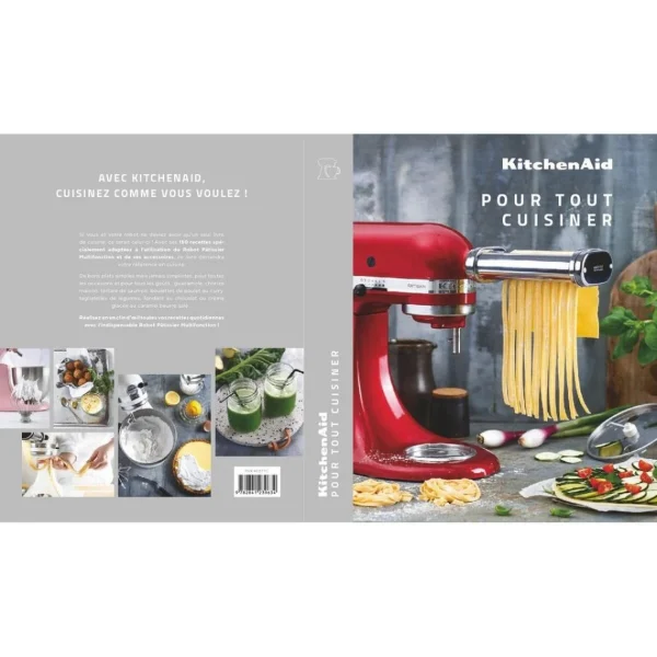 KitchenAid Artisan Robot Pâtissier 4.8 Litres – Crème + Livre De Recettes Pour … shopping pas cher 9