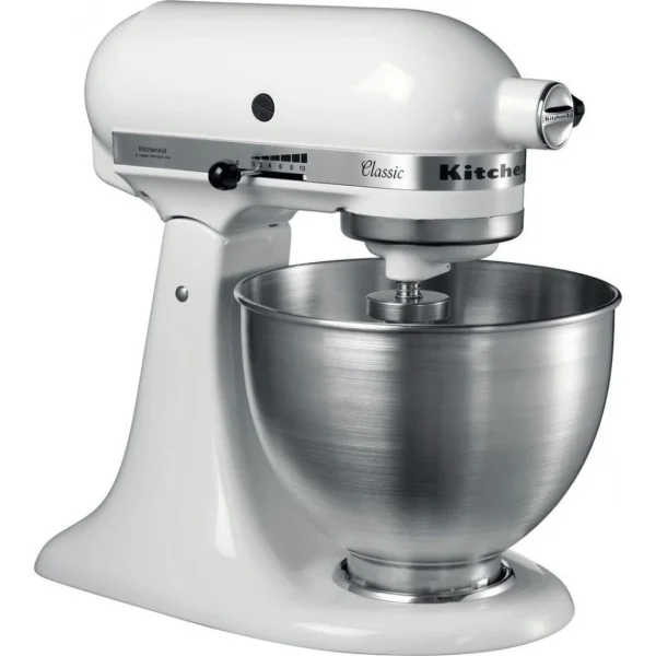 site en ligne KitchenAid Robot Pâtissier à Tête Inclinable 4.3 Litres – Blanc 3