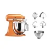 jusqu'à Robot Pâtissier Multifonction KitchenAid Artisan 5KSM175PSEHY 300 W 4,8L Orange 5