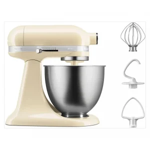 Authenticité garantie KitchenAid Robot Pâtissier Mini 3,3L – Crème 13