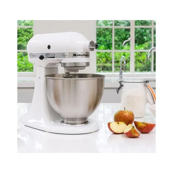 Meilleur Service KitchenAid Robot Multifonction De 4,3L 275W Blanc Argent 1
